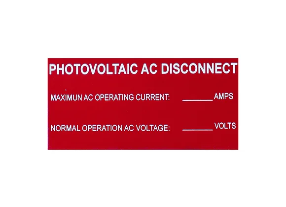 PV AC Disconnect